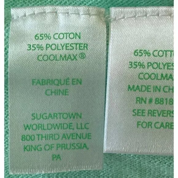 Lilly Pulitzer Dayna Coolmax Resort Aqua Teal Gray Semi Sheer Sweater 001901 XS - Picture 11 of 12